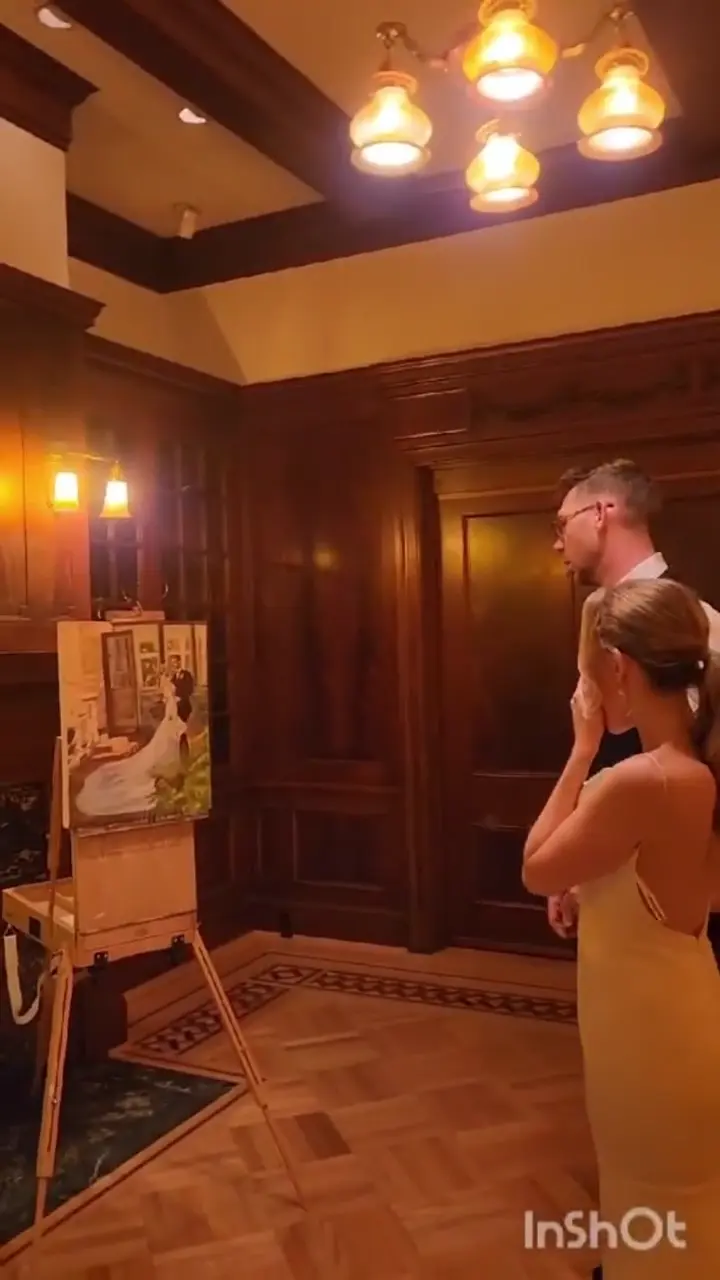Live Wedding Painting
